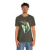 Stained Glass Velociraptor - Short Sleeve Tee